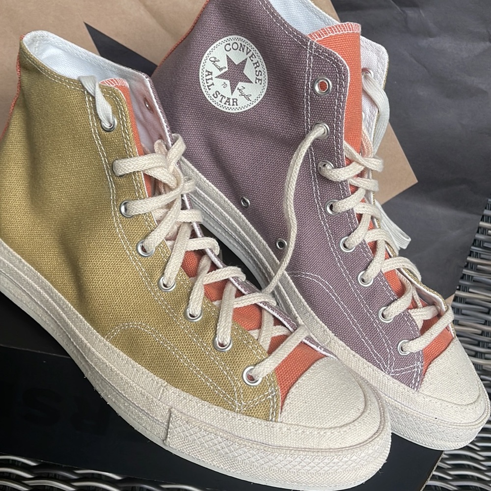 Converse Chuck Taylor 70 All Star Hi Prairie Sand/Noble Grey/Egret mens - Picture 7 of 16